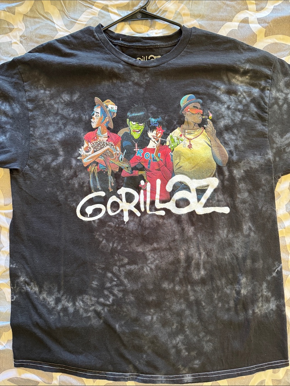 Gorillaz modern graphic band tee